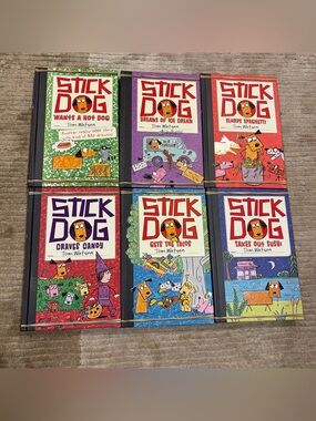 Stick Dog Tom Watson Lot of 6 Hardcover Books NEW Unread